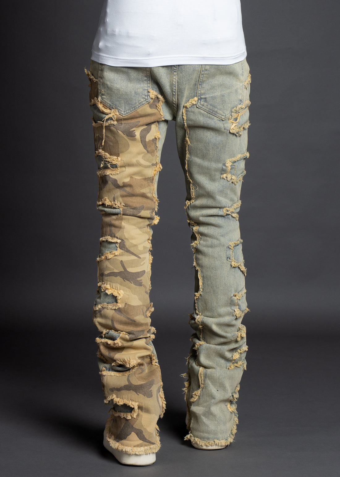 Camo Split Denim