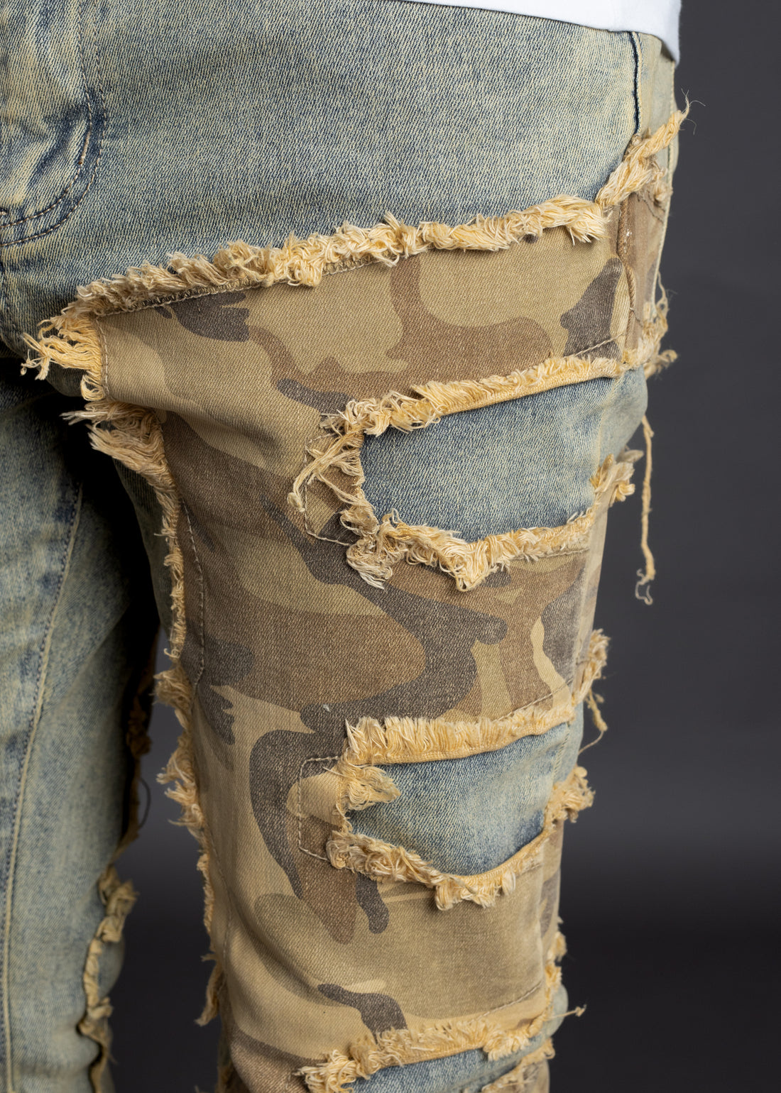 Camo Split Denim