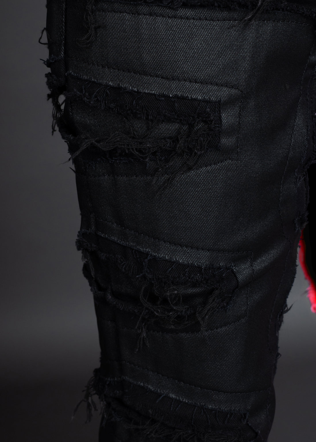 Black Split Denim V1