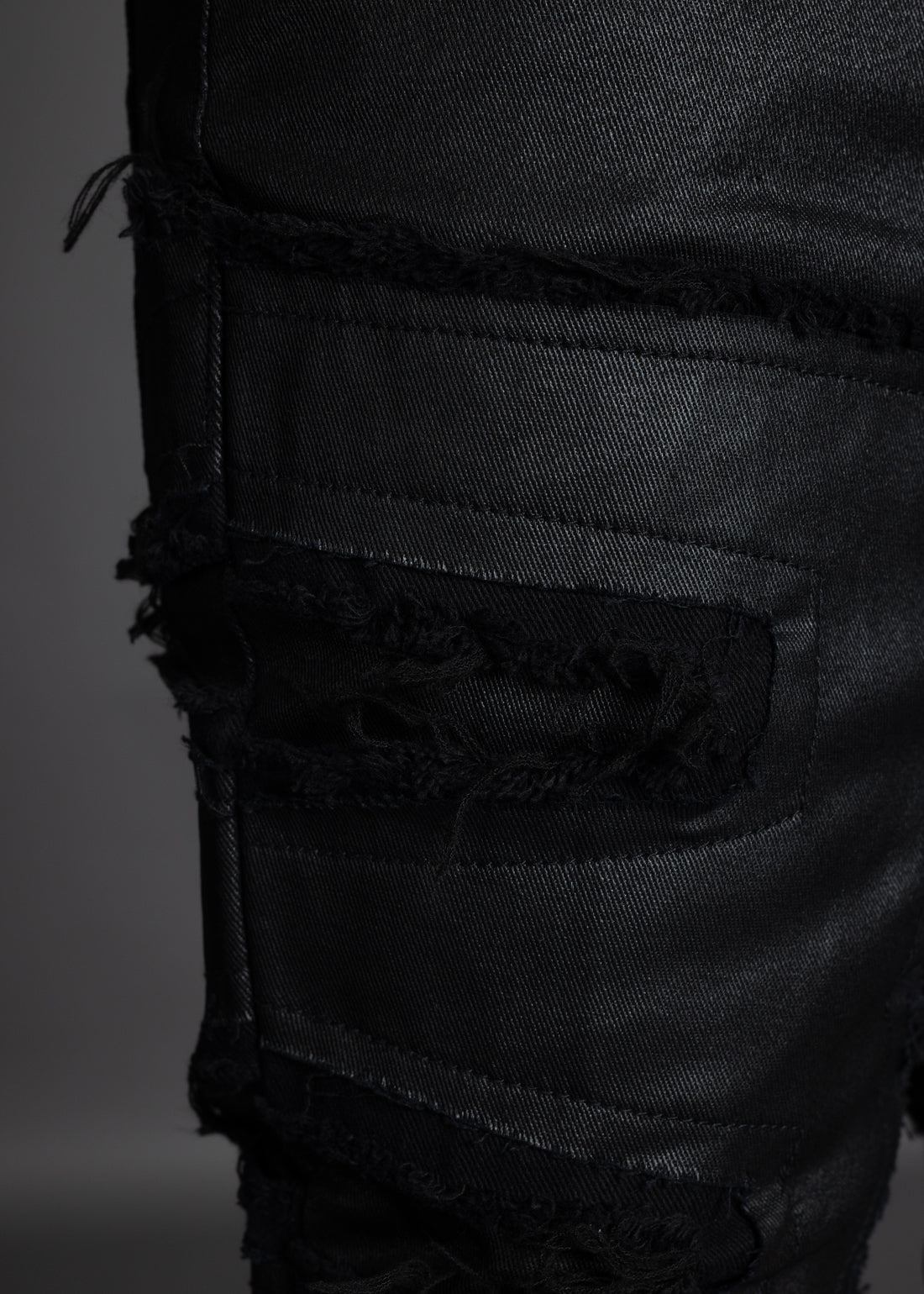 Black Split Denim V3